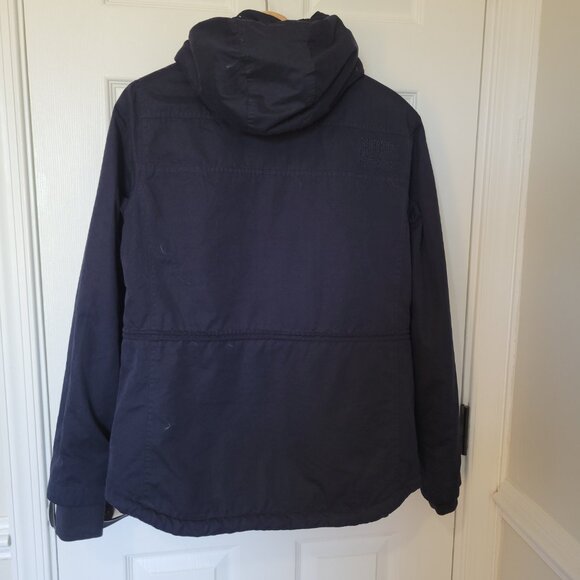 SUPERDRY Hooded The Original Wind Parka Jacket Navy Blue sz 10 - Picture 3 of 7